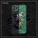 Чехол 3D Bearbrick Камуфляж для iPhone 11 Pro Max Черно-зеленый