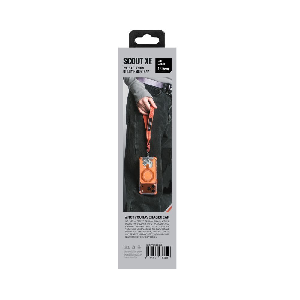 Ремешок для смартфона Skinarma Scout Xe Handstrap(25 mm Width) Grey