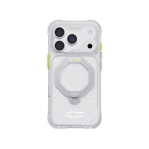 Чехол для iPhone 18 Pro Skinarma Saturn (2026) (Mag-Charge with Rotating Kick-stand) Frost