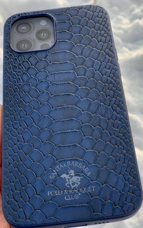Синий чехол Santa Barbara Polo Knight для iPhone 13 Pro Navy