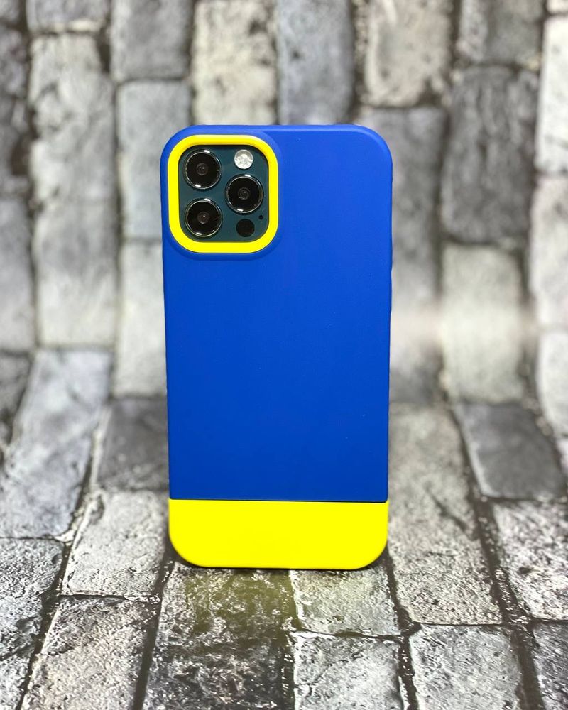 Чохол для iPhone 11 з кольорами прапора України Синьо-жовтий