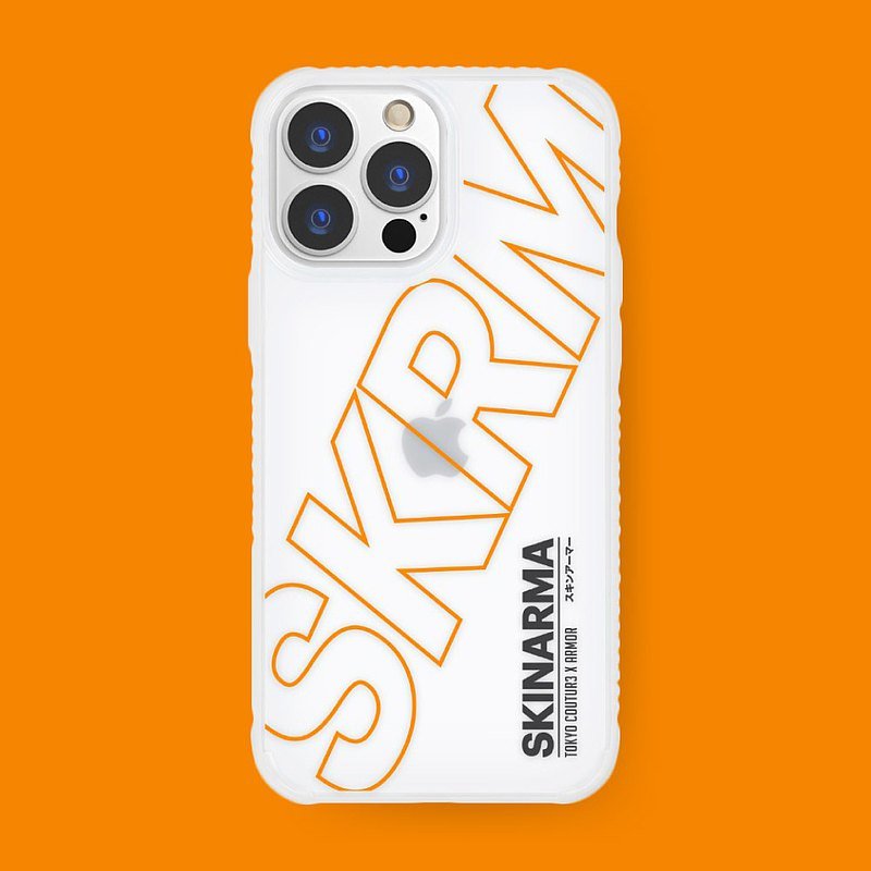 Прозрачный чехол Skinarma Uemuki для iPhone 13 Pro Max (6.7) Orange