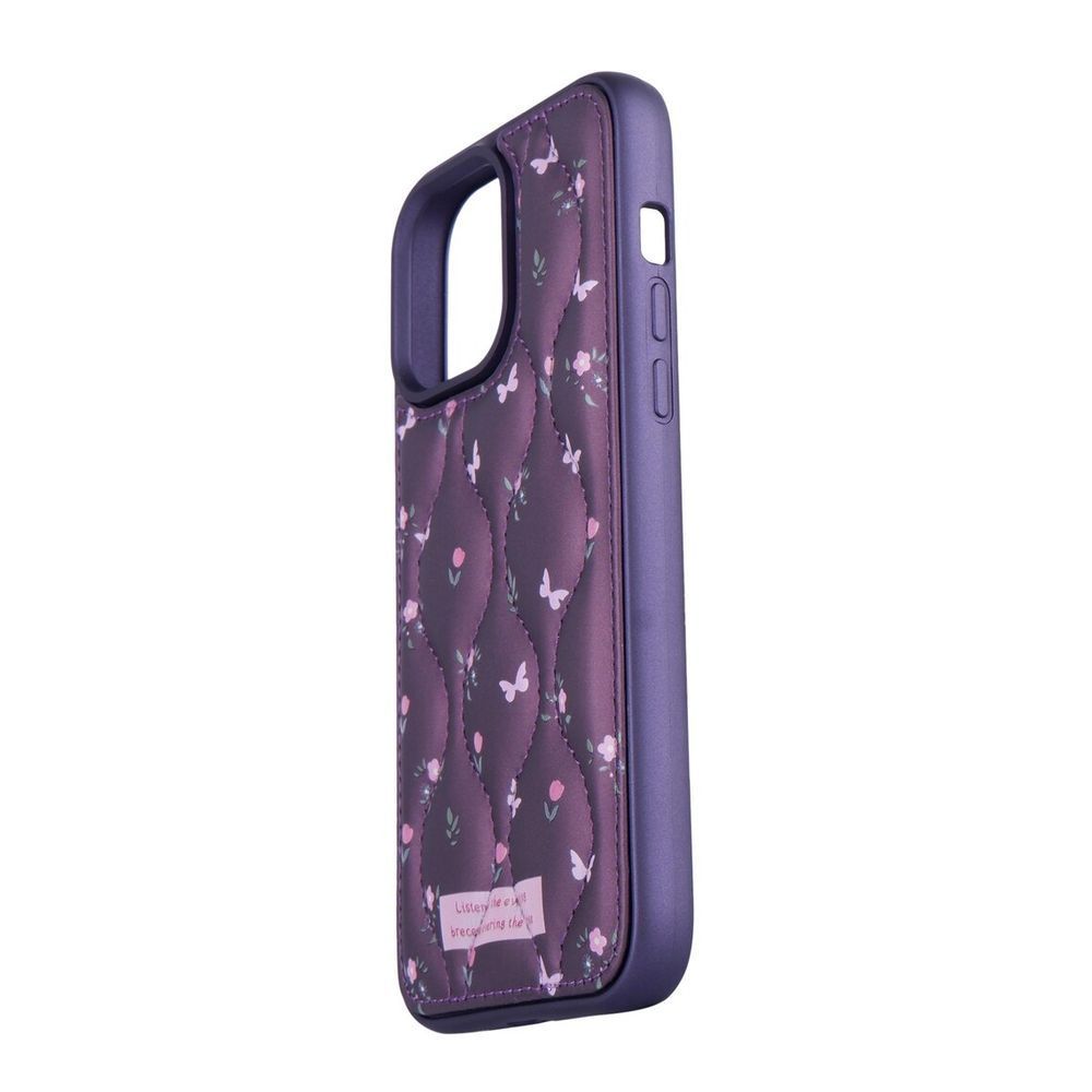 Чехол для iPhone 16 Pro Max Flowers Purple