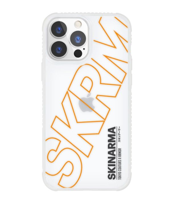 Прозрачный чехол Skinarma Uemuki для iPhone 13 Pro (6.1) Orange