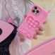 Чехол для iPhone 12 Pro 【Barbie】Love Retro Telephone Розовый