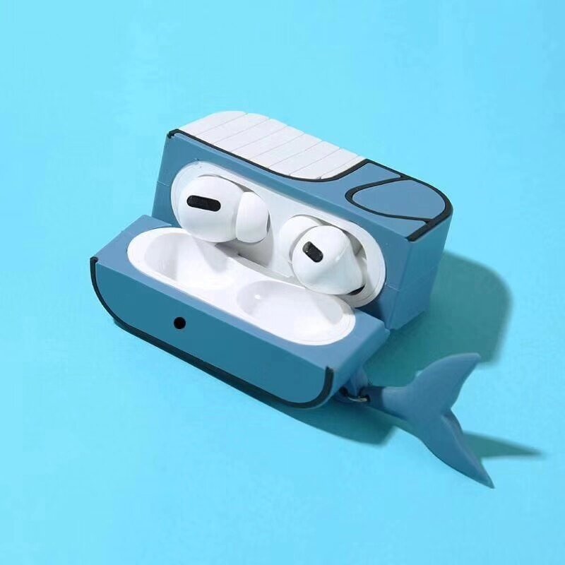 Силиконовый защитный синий чехол "Рыбка Немо" для Apple Airpod Pro