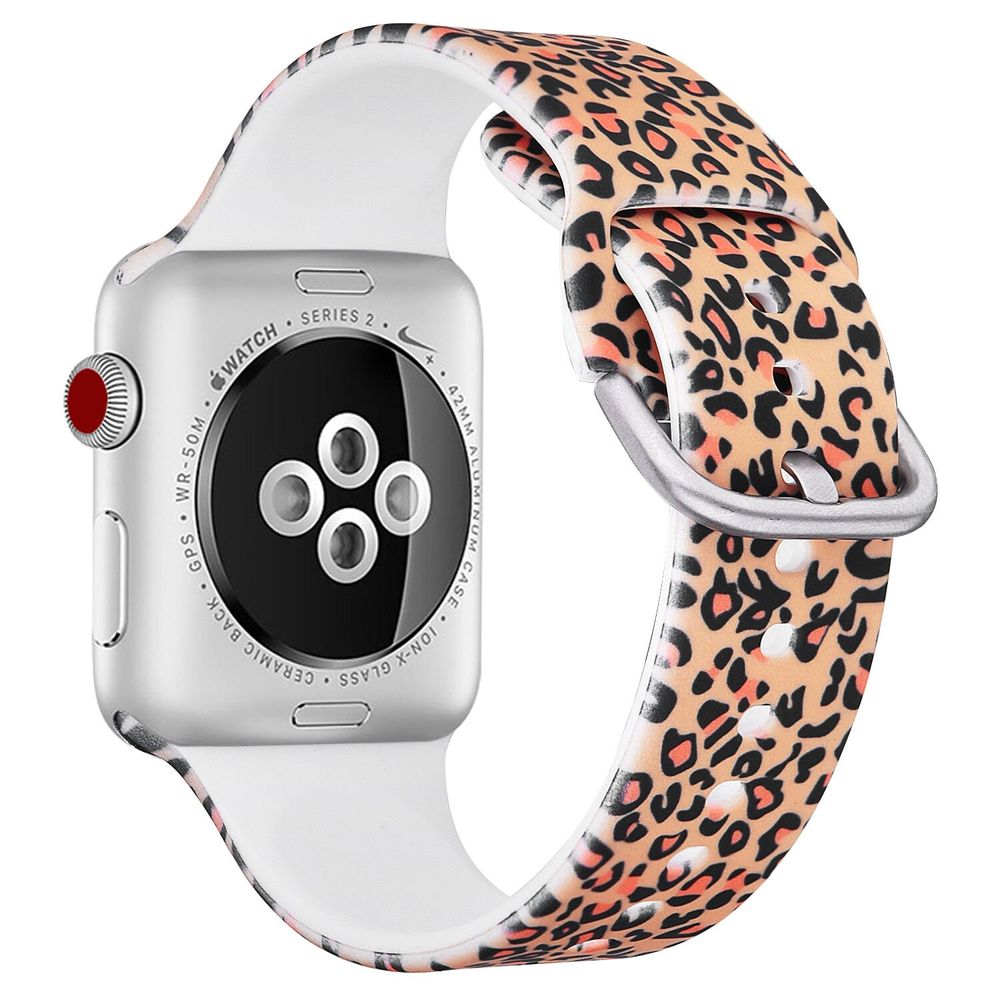 Женский силиконовый ремешок "Гепард" для Apple Watch 38-41 мм (Series 6/5/4/3/2)