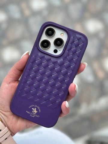 Чехол для iPhone 14 Pro Ravel Santa Barbara Polo Purple