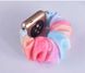 Ремінець "Яскравий мікс" різнокольоровий для Apple Watch 42-45 мм (Series 6/5/4/3/2) + резинка для волосся
