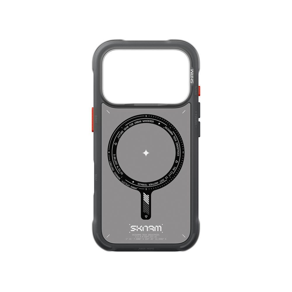Чехол для iPhone 18 Pro Skinarma Avion (2026) (Mag-Charge + Drift-Node&trade; Bumper) Black