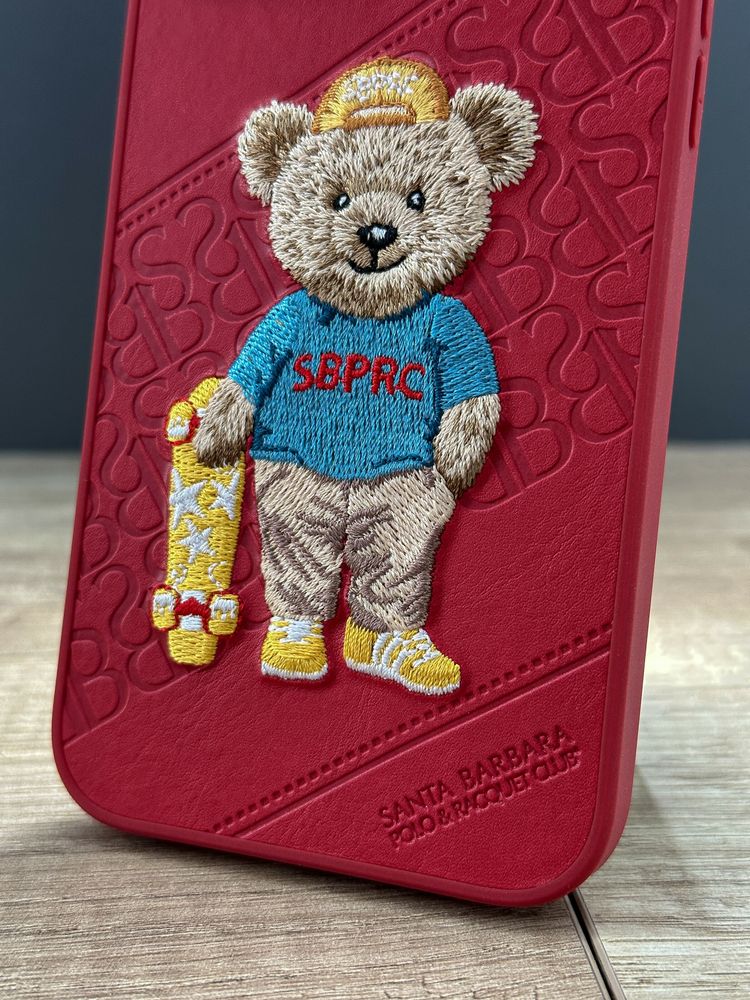 Чехол для iPhone 13 Pro Max Santa Barbara Polo Bear Crete Красный