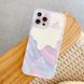 Чехол для iPhone 13 Pro Ice Cream с цветной защитой объектива Розовый