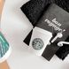 Силіконовий 3D чохол для Apple Airpods 1/2 Starbucks Coffe Білий