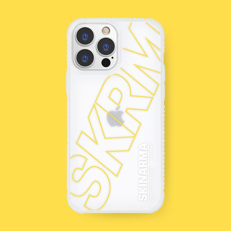 Прозрачный чехол Skinarma Uemuki для iPhone 13 Pro Max (6.7) Yellow