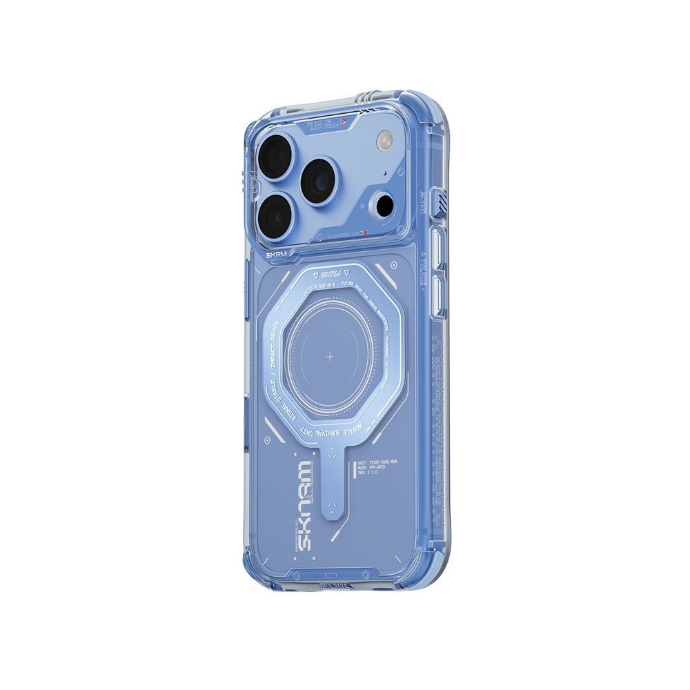 Чехол для iPhone 18 Pro Skinarma Magma (2026) Mag-Charge Blue