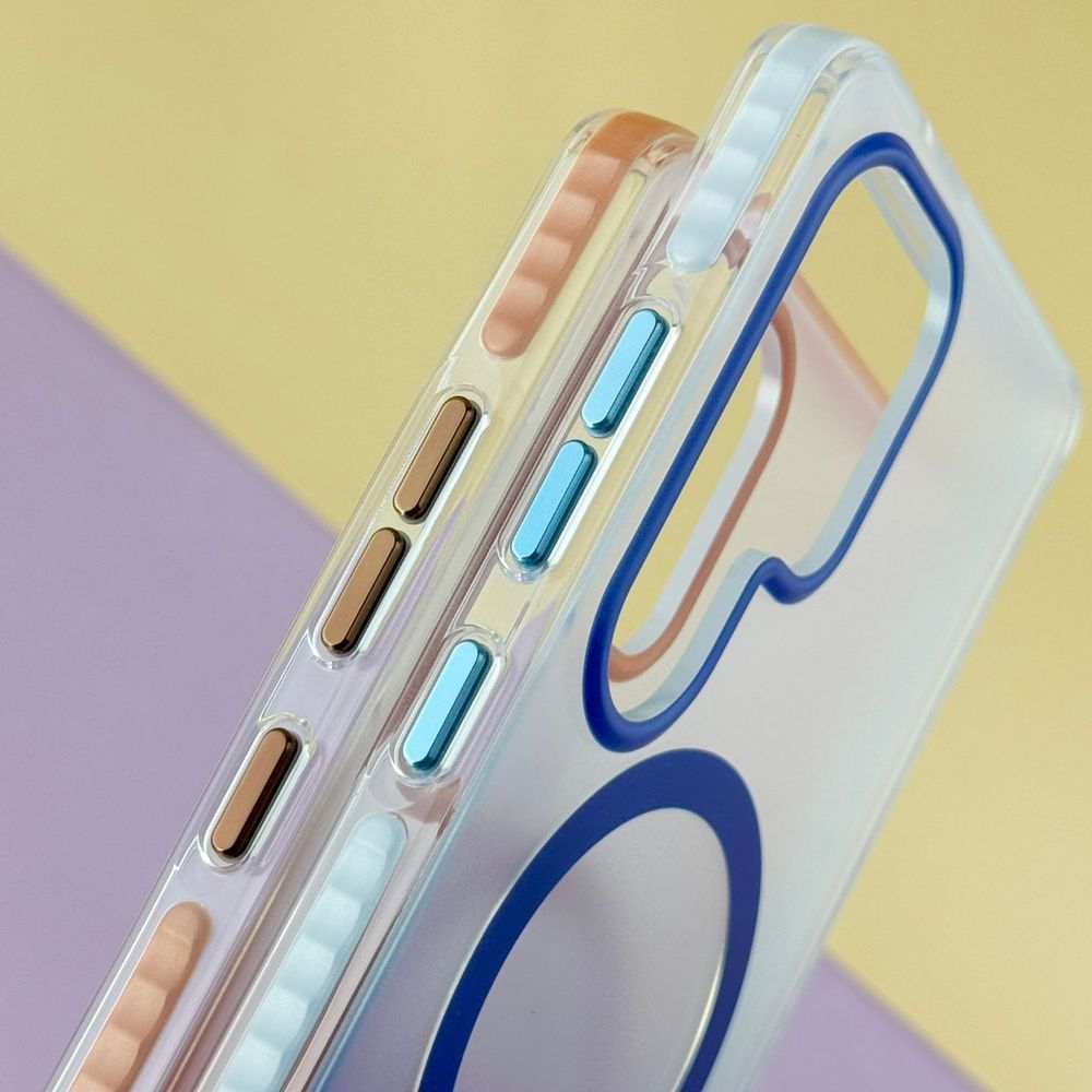 Чохол FIBRA Shock-Proof case with MagSafe для Samsung Galaxy S25 Plus Blue