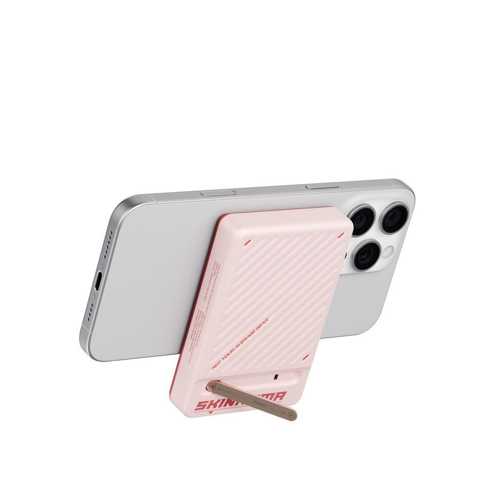 Внешний аккумулятор Skinarma ARC Skinarma Magnetic Powerbank with Integrated Stand 10000 mAh 20W USB-C PD Pink