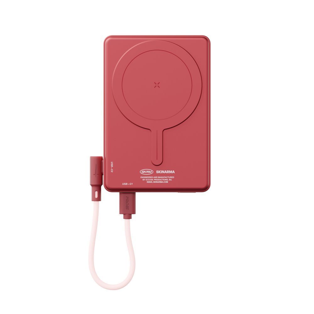 Внешний аккумулятор Skinarma ARC Skinarma Magnetic Powerbank with Integrated Stand 10000 mAh 20W USB-C PD Pink