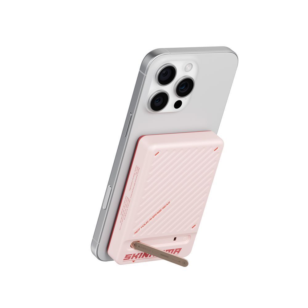 Внешний аккумулятор Skinarma ARC Skinarma Magnetic Powerbank with Integrated Stand 10000 mAh 20W USB-C PD Pink