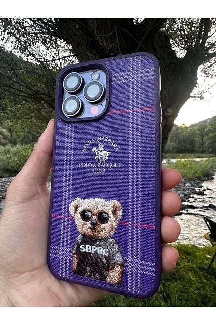 Чохол Santa Barbara Polo Dustin Bear для iPhone 14 Pro Фіолетовий
