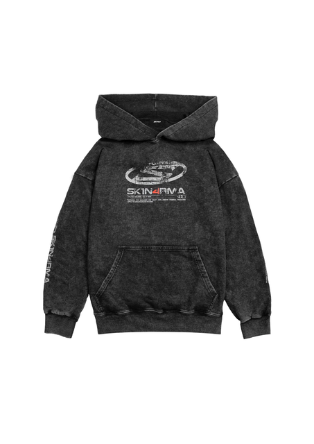 Худі Skinarma Vulcan (size L) Washed Black