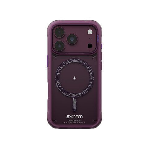 Чехол для iPhone 18 Pro Skinarma Avion (2026) (Mag-Charge + Drift-Node&trade; Bumper) Burgundy