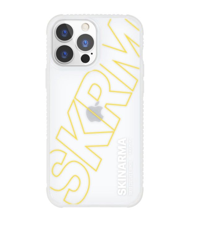 Прозрачный чехол Skinarma Uemuki для iPhone 13 Pro (6.1) Yellow
