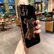 Роскошный чехол для iPhone 14 Plus 3D Bearbrick Kaws Power Bear Черный