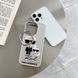 Чохол для iPhone 12 Pro Karl Lagerfeld and cat із захистом камери Білий