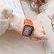 Ремешок + чехол для Apple Watch 40 мм Волнистый Silicone Orange