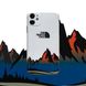 Чехол The North Face "Горы" для iPhone 11 Pro Max белого цвета