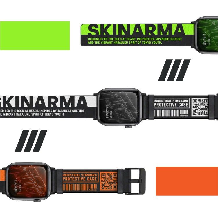 Ремінець для Apple Watch Skinarma Tekubi 42/45mm Green (Series 7/6/5/4/3/2)