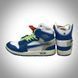 Брелок (ключниця) Air Jordan 1 X Off-white 3D міні-кроссовки Білий, 1 пара