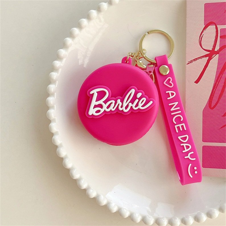 Універсальний чохол-сумка Barbie для Apple Airpods Рожевий