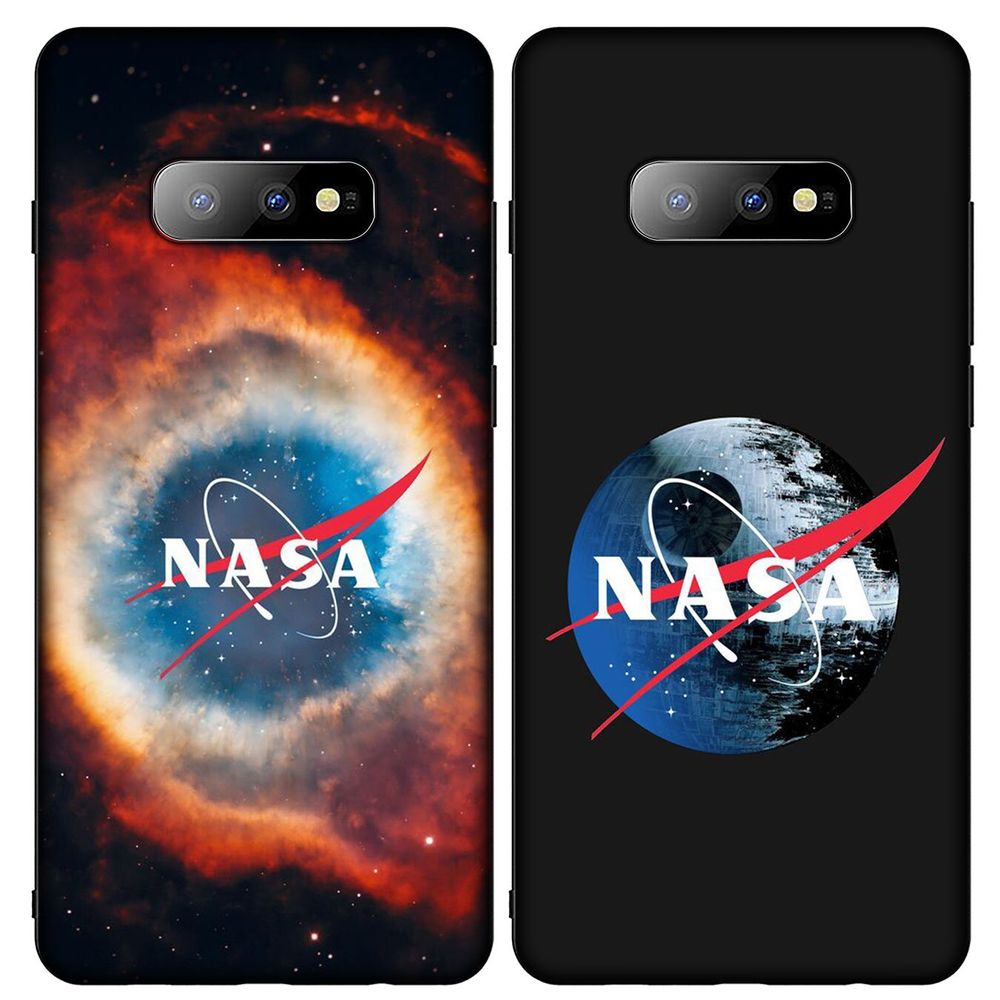 Чехол NASA "Космос" для iPhone X/XS черного цвета