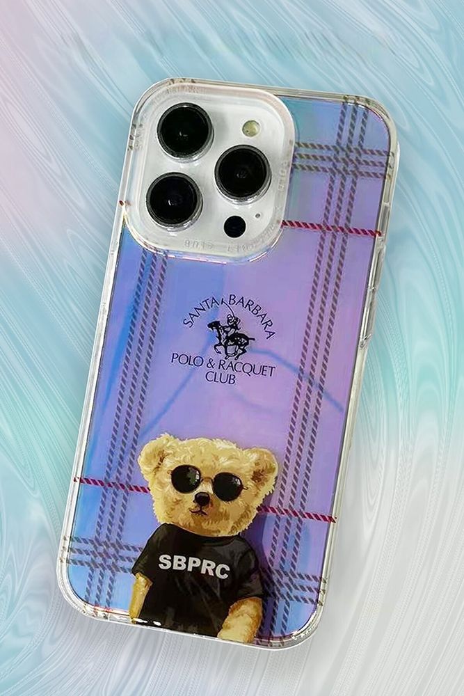 Чохол Santa Barbara Polo Naldo Bear для iPhone 14 Pro Max Crystal Clear