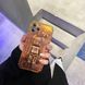 Чохол для iPhone 12 Pro Max 3D Ретро механічний Bearbrick Коричневий