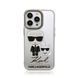 Чохол для iPhone 11 Pro Karl Lagerfeld and cat із захистом камери Білий