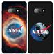 Чехол NASA "Космос" для iPhone черного цвета