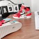 Силіконовий 3D чохол для Apple Airpods 1/2 Кросовок Nike Біло-червоний