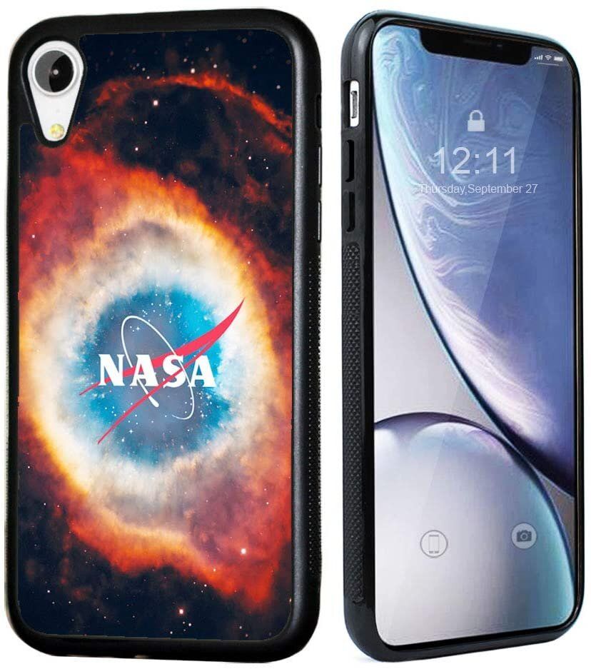 Чехол NASA "Космос" для iPhone черного цвета