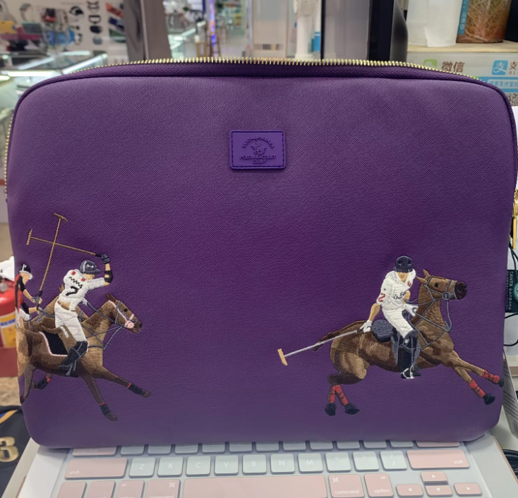 Сумка Santa Barbara Polo Jockey для Macbook/iPad 15" Фіолетова