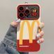Чохол для iPhone 15 Pro Max McDonald's Large Window із захистом камери Білий