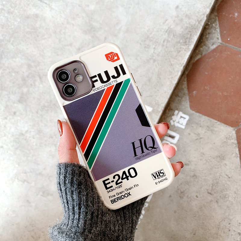 Чехол Fuji в стиле ретро для iPhone 12 с защитой камеры