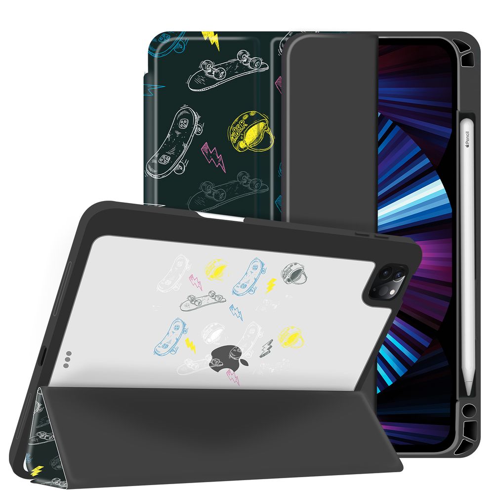 Чохол-книжка для iPad Pro 10.5/Air 3 10.5" Чорний зі скейтом Magnetic Case