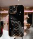 Чехол для iPhone 12 Pro Max Bearbrick Kaws с кронштейном Черный