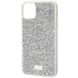 Серебристый чехол Bling Rock Diamond Case для iPhone 13 Pro Max Silver
