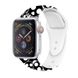Чорно-білий ремінець "Мультяшний череп" із силікону для Apple Watch 42-45 мм (Series 6/5/4/3/2)