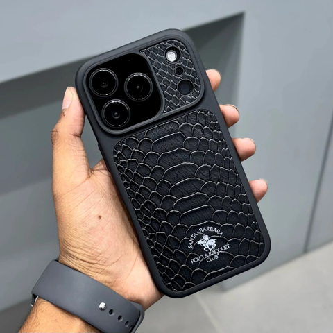 Чехол для iPhone 17 Pro Max Knight Santa Barbara Polo Black