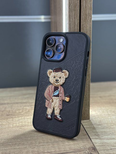Чехол для iPhone 14 Pro Santa Barbara Polo Bear Crete Черный